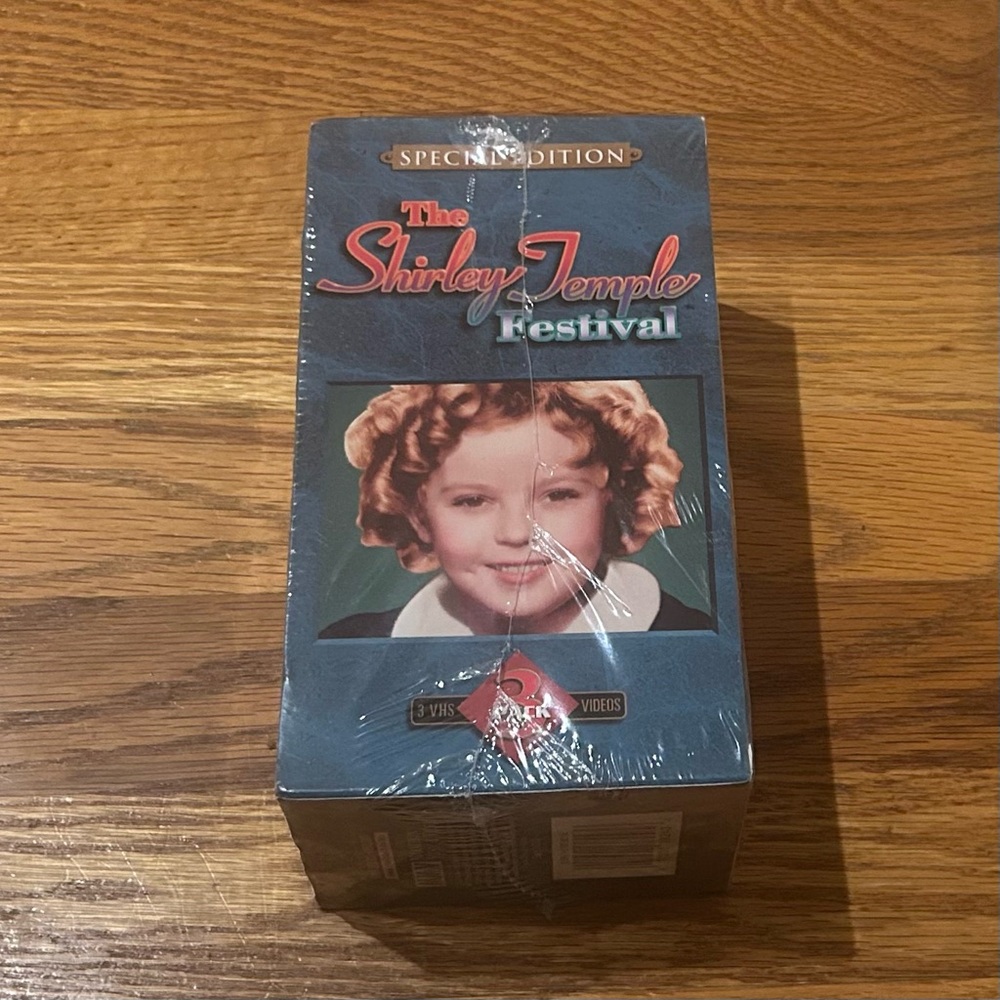 Shirley Temple‎ VHS Set Festival Special Edition Blue OS Vintage Retro Collector